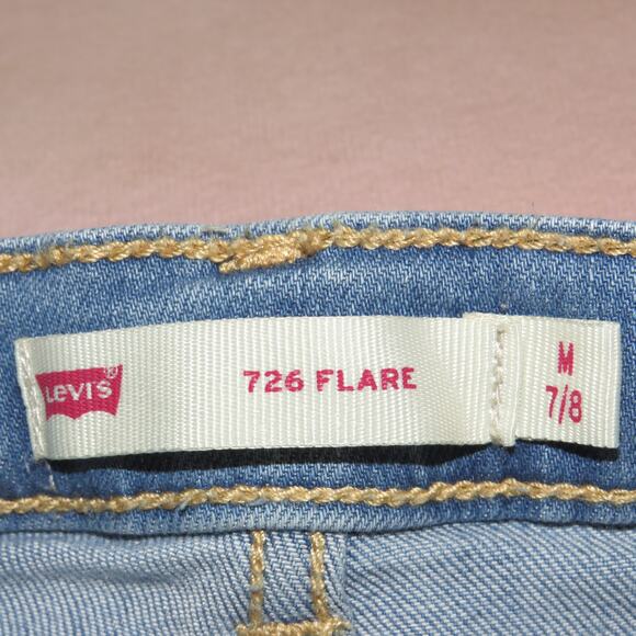 Levi’s 726 High Rise Flare Denim Girls Jeans - Picture 5 of 7